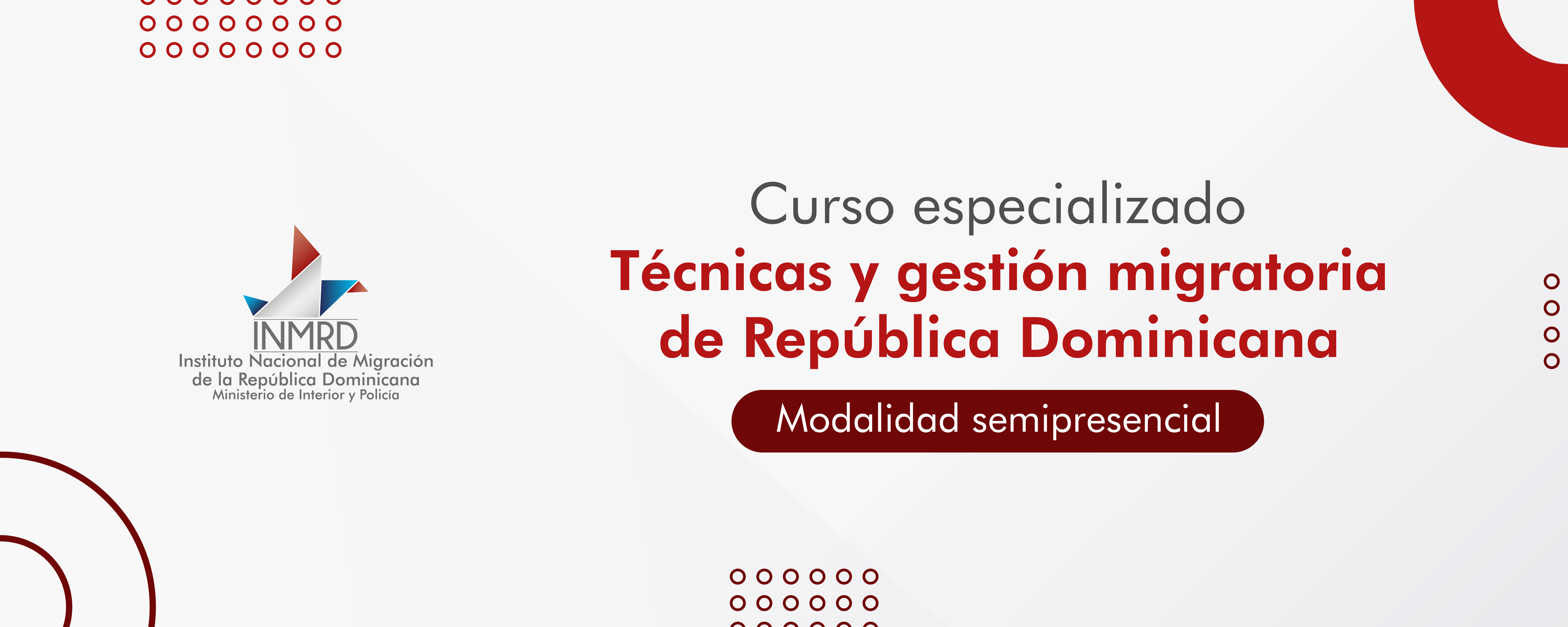 Curso Especializado: Técnicas y Gestión Migratoria de República Dominicana v6