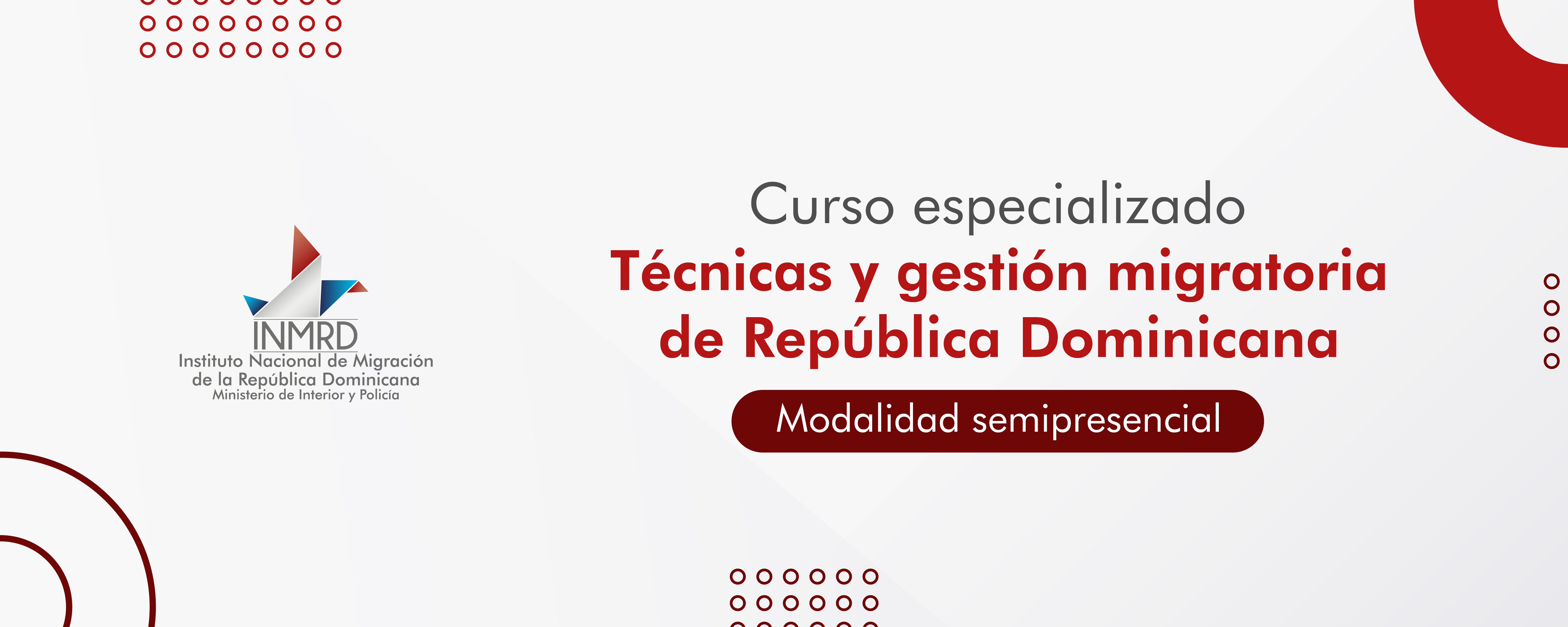 Curso Especializado: Técnicas y Gestión Migratoria de República Dominicana v2
