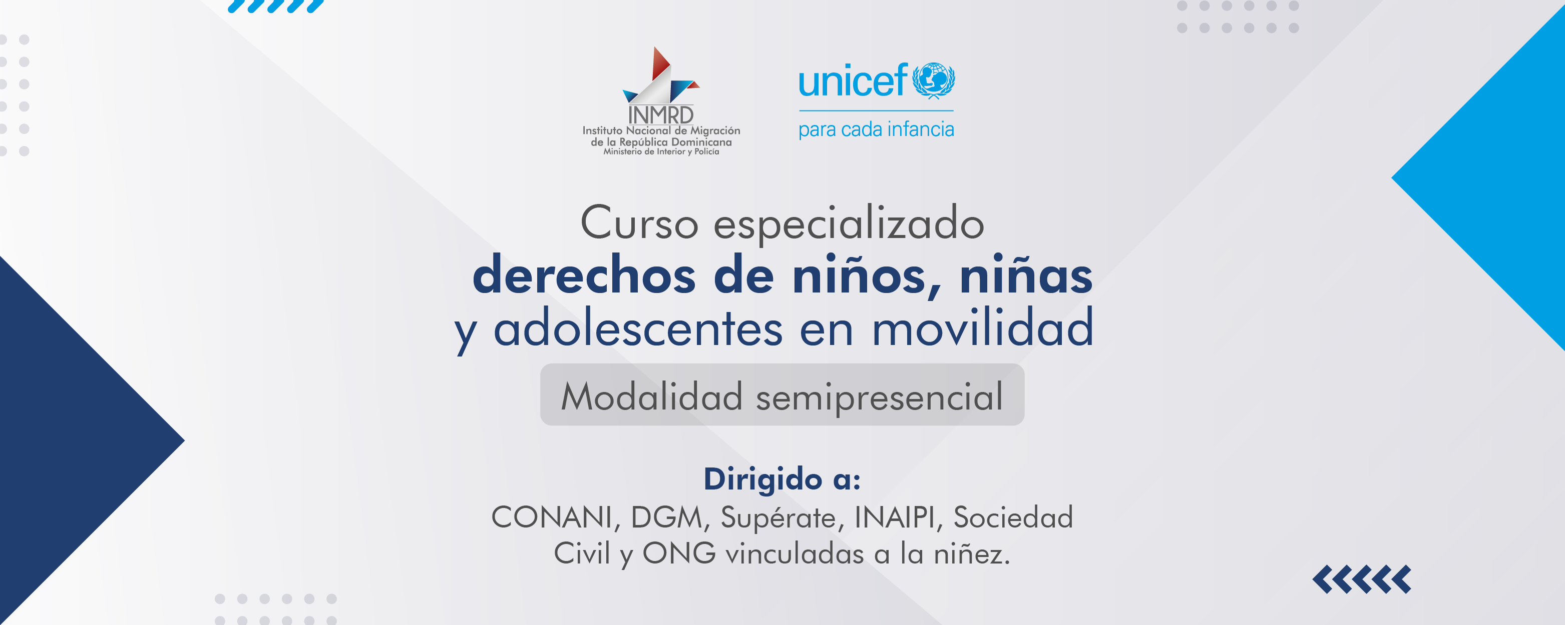 Curso Especializado de Autoaprendizaje: Derechos de Niñas, Niños y Adolescentes en Movilidad  copia 1